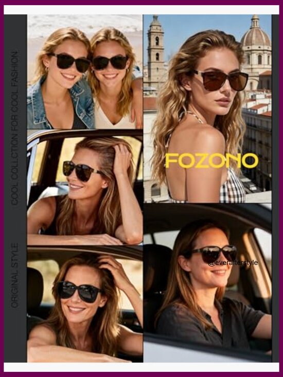 Retro Oversized Butterfly Sunglasses with UV400 Protection main image 5
